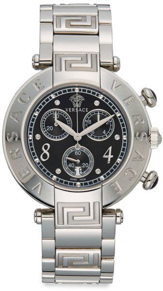 versace watch men silver|Versace watch unisex.